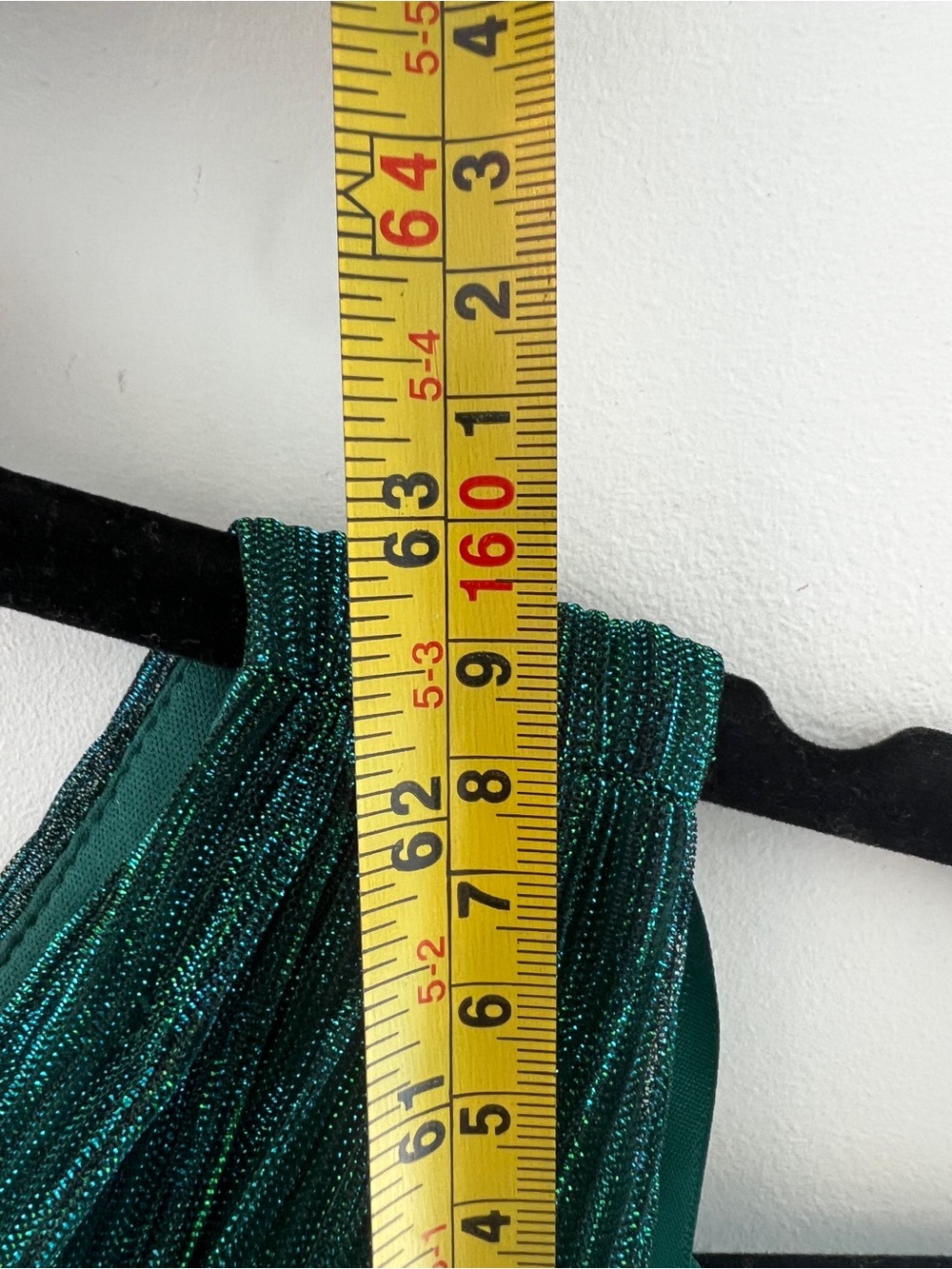 Brand new - AQUA One Shoulder Crinkled Metallic Teal Green Gown Size 8 – $278 - Picture 8 of 8